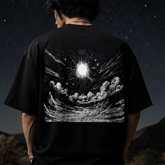 Dazzling Night Unisex Oversized Standard T-Shirt