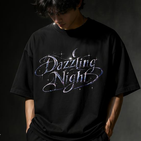 Dazzling Night Unisex Oversized Standard T-Shirt