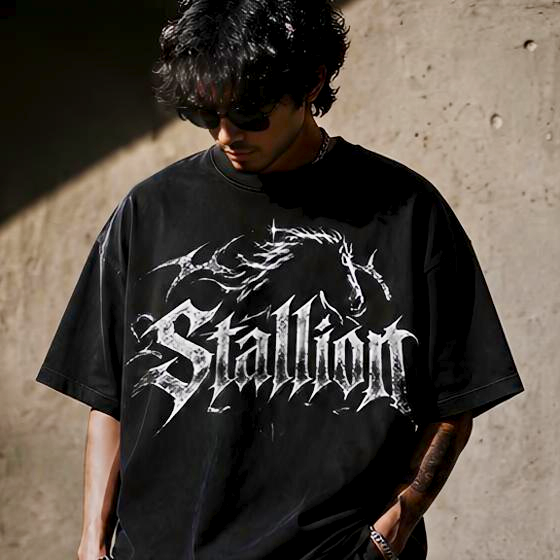 Stallion Unisex Oversized Standard T-Shirt