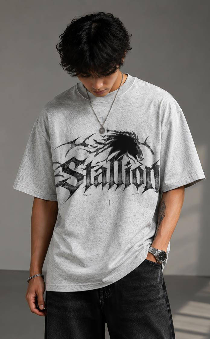 Stallion Unisex Oversized Standard T-Shirt