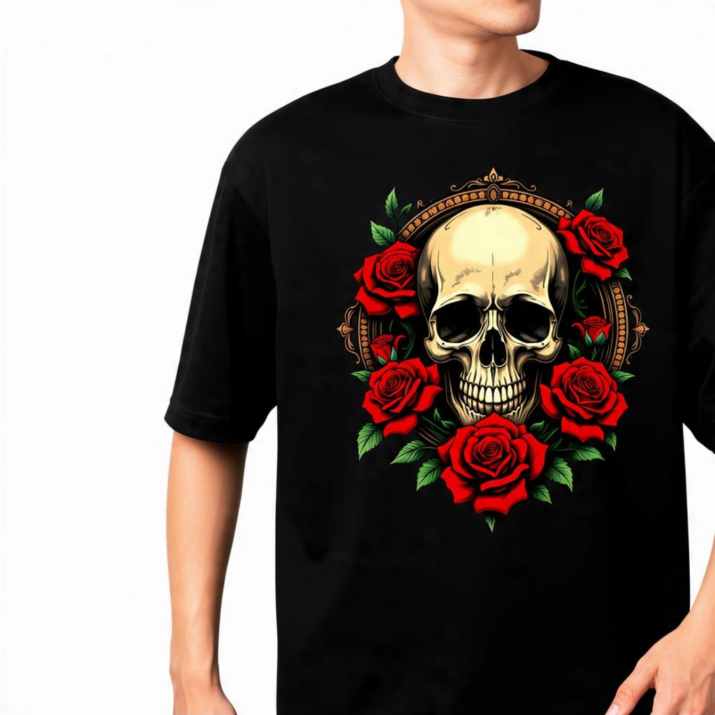 Skull Unisex Oversized Standard T-Shirt