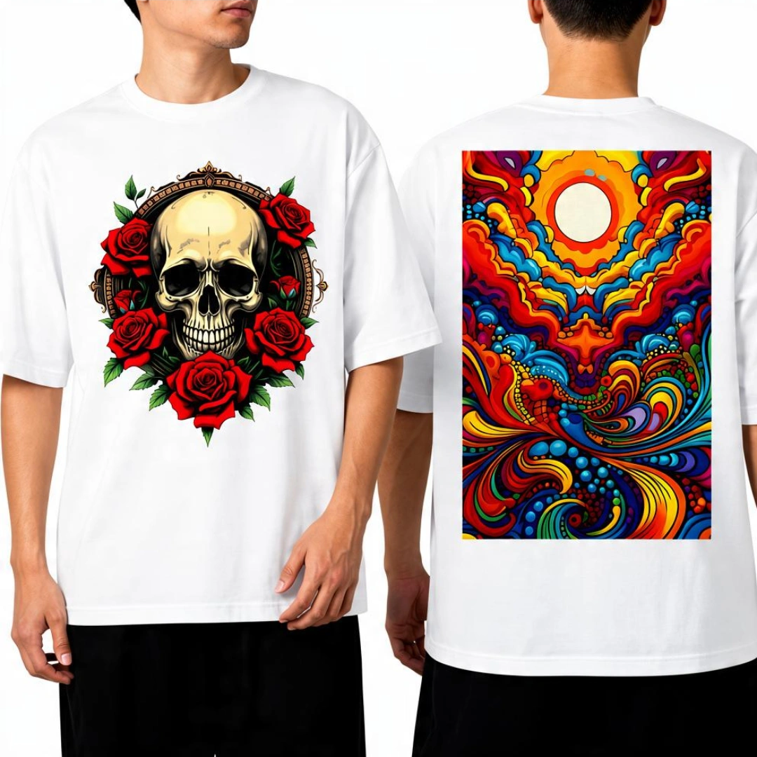Skull Unisex Oversized Standard T-Shirt