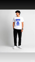 BURNFIRE KNIGHT Graphic T-Shirt – White
